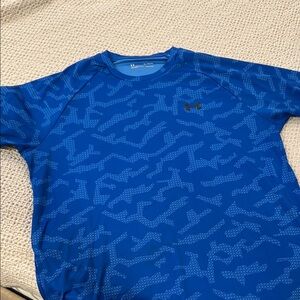 Under Armour Camo Blue Tee
